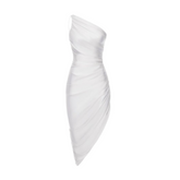 Asymmetric Hem Evening Dress Gown